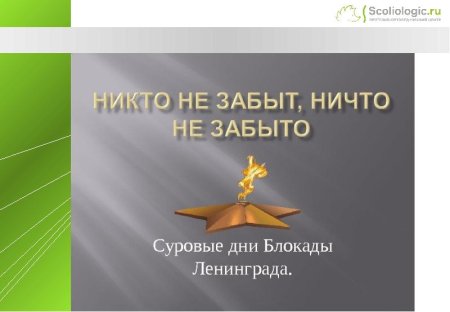 Вечная память героям блокады