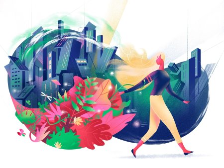 Современная Векторная иллюстрация