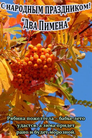 Два Пимена 9 сентября