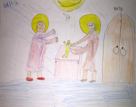 Рисунок на тему Сретение