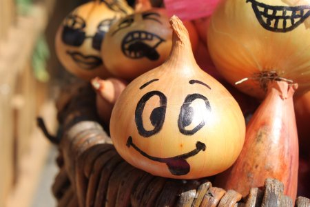 Смешные рожицы для овощей