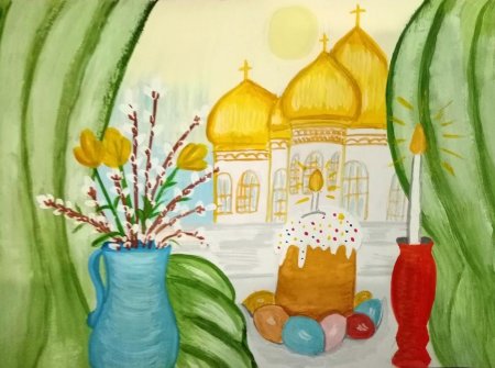 Рисунок на Пасху