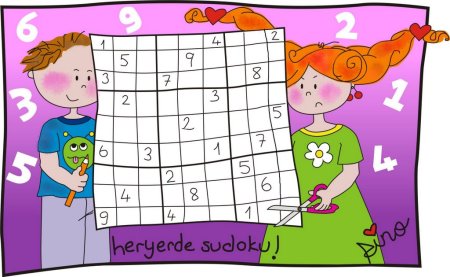 Девушка судоку