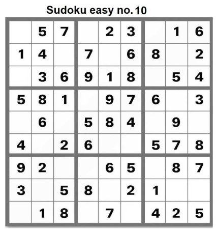 Судоку легкие для детей