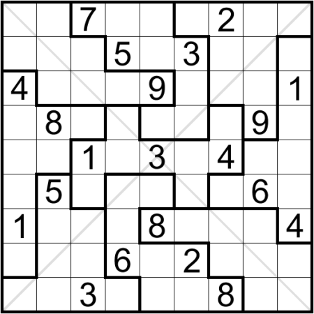 Фигурные судоку