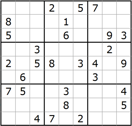 Судоку крупные цифры