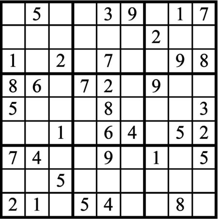 Судоку с ответами