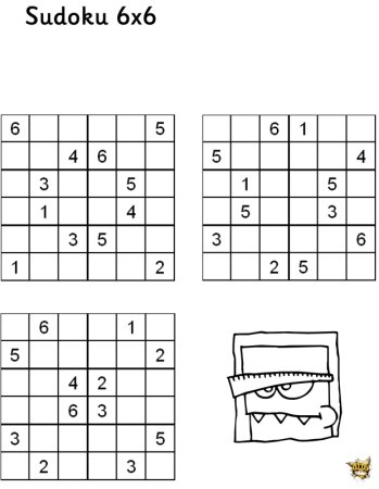 Судоку на 6