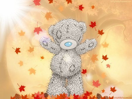 Мишка Тедди осенний