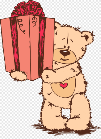 Мишка с подарками