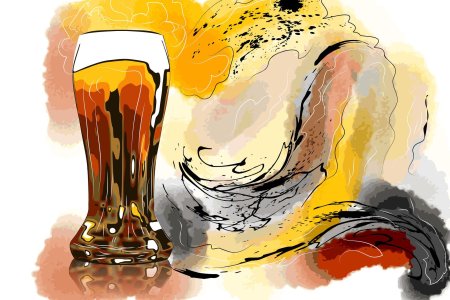 Пиво рисовать