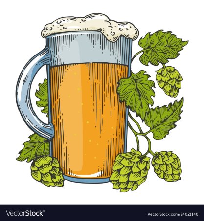 Хмель вектор