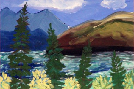 Байкал для рисования