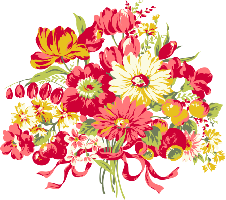 Векторные цветы