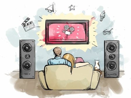 Телевизор акварель