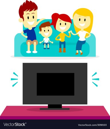Телевизор вектор для детей