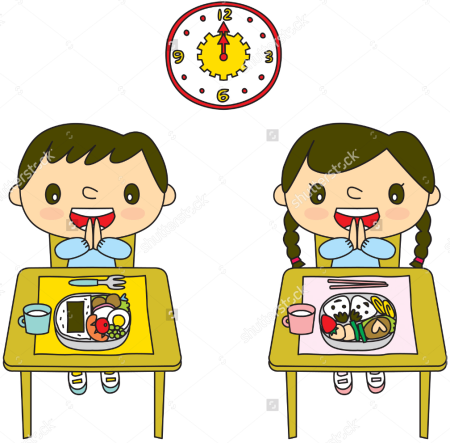 Распорядок дня обед