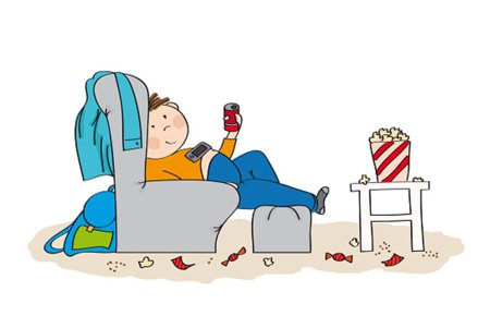 Лентяй рисунок