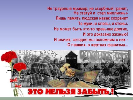 День памяти жертв фашизма