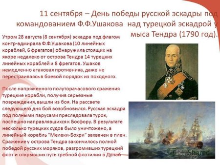 Ушаков ф.ф. Тендра