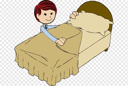 Заправленная кровать