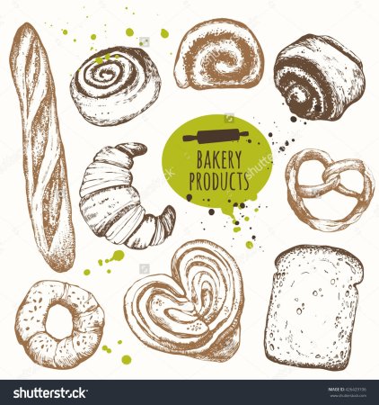 Схемы иллюстраций сдоба