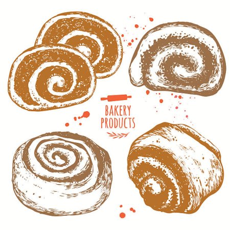 Булочка с корицей скетч