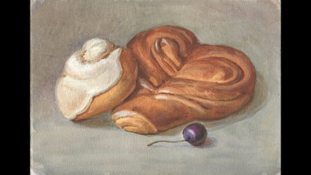 Булочки в живописи