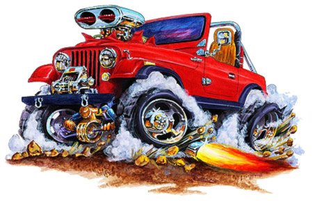 Джип иллюстрация