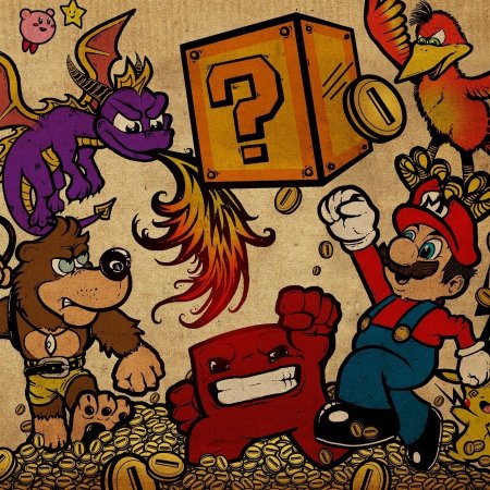 Персонажи ретро игр