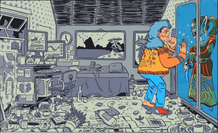 Карикатура Видеоигры