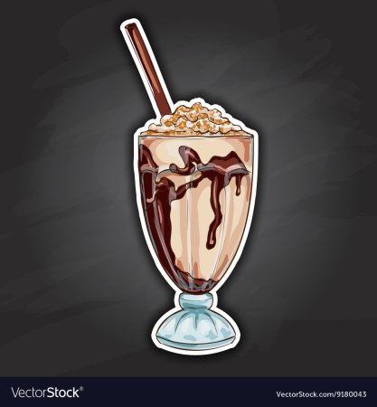 Молочный коктейль стикер