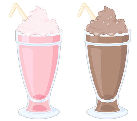 Бутылка рисунок милкшейк