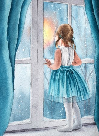 Девочка в окошке