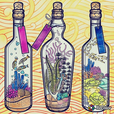 Бутылка антистресс