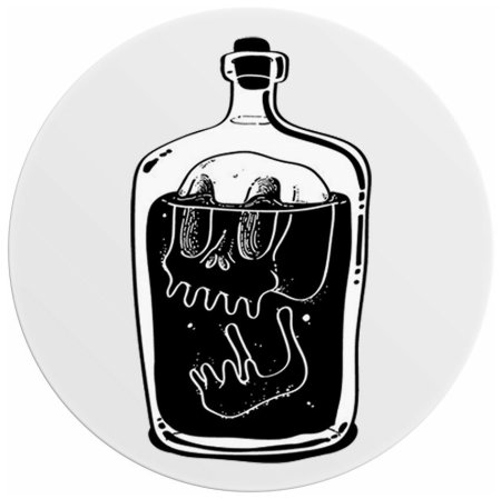 Алкоголь черно белый