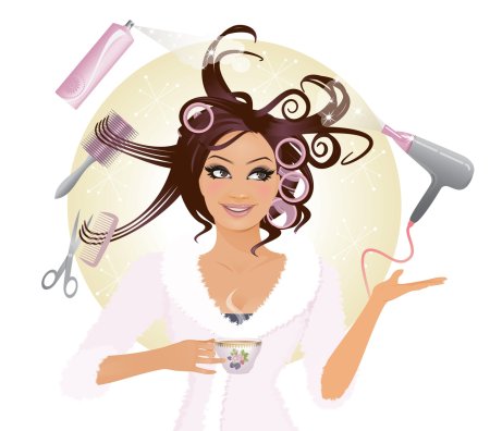 Мультяшные парикмахеры