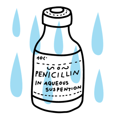 Пенициллин рисунок