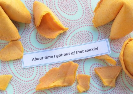 Печенье с предсказаниями макет