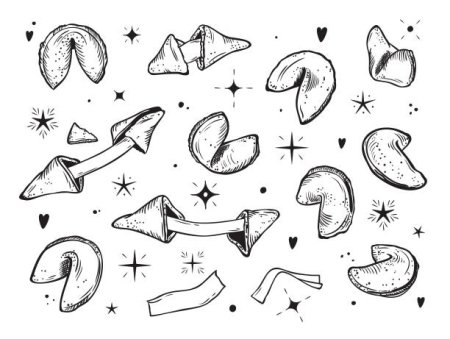 Печенье с предсказаниями рисунок