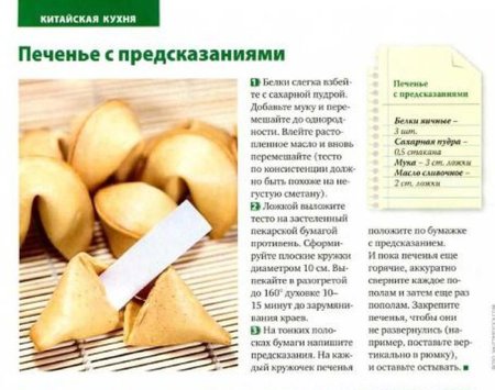 Предсказания для печенек