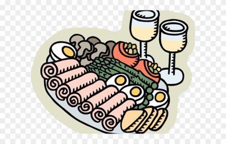 Холодные закуски рисунок