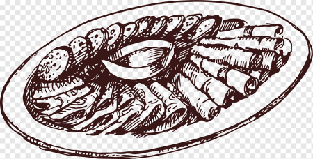 Холодные закуски вектор