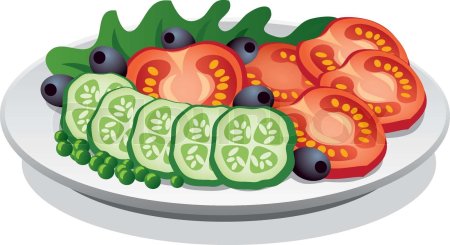 Как нарисовать салат с бобами