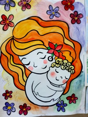 Рисунок на день мамы