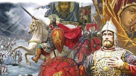 Князь Александр Невский с дружиной