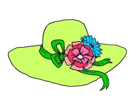 Шляпа рисунок для детей