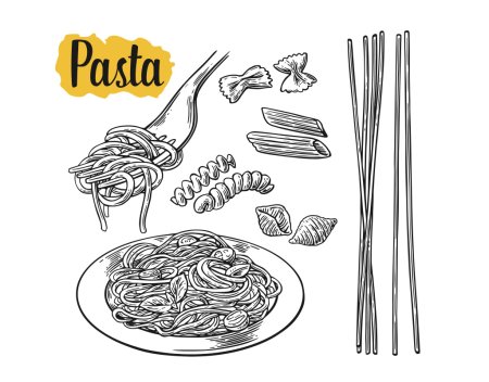 Макароны Графическое изображение