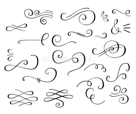 Шрифт с закорючками