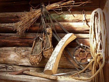 Плетение лаптей